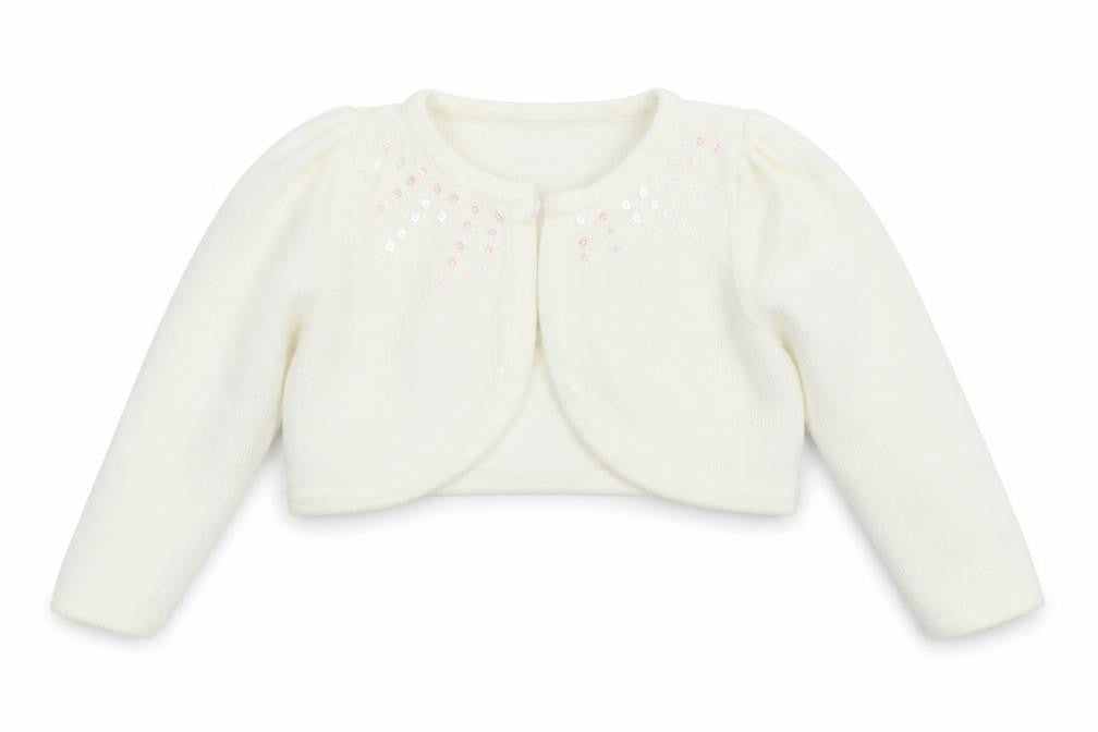 Front view of Marylebone girls’ white basic blouse, size 12-18, months