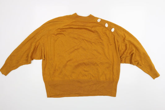 JD Williams Womens Yellow   Pullover Jumper Size 20