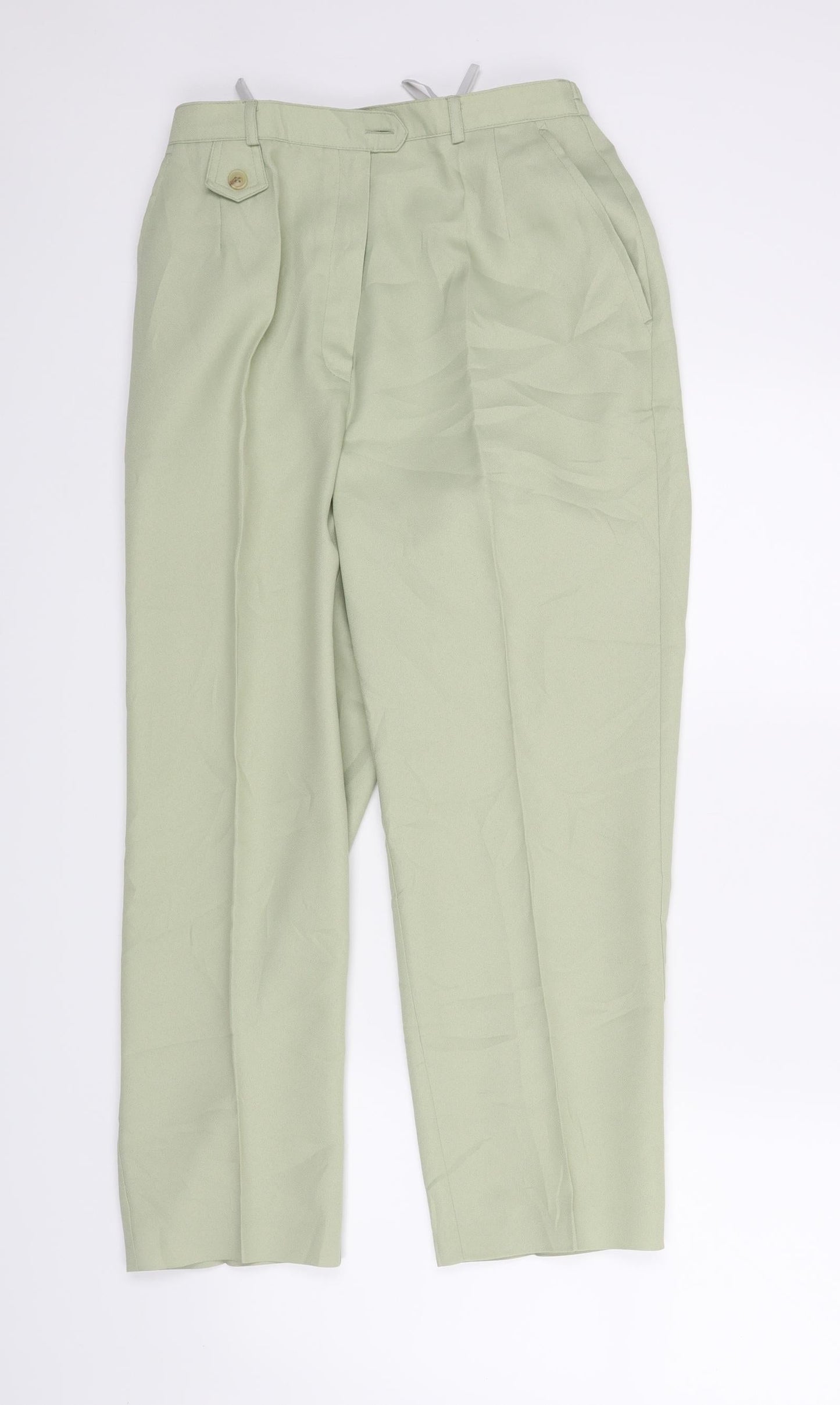 Preworn Womens Green   Trousers  Size 14 L23 in