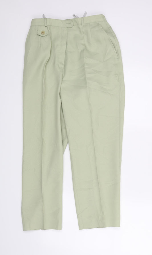 Preworn Womens Green   Trousers  Size 14 L23 in
