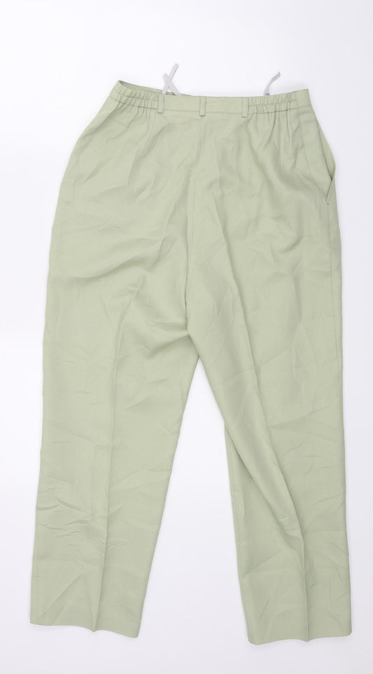 Preworn Womens Green   Trousers  Size 14 L23 in