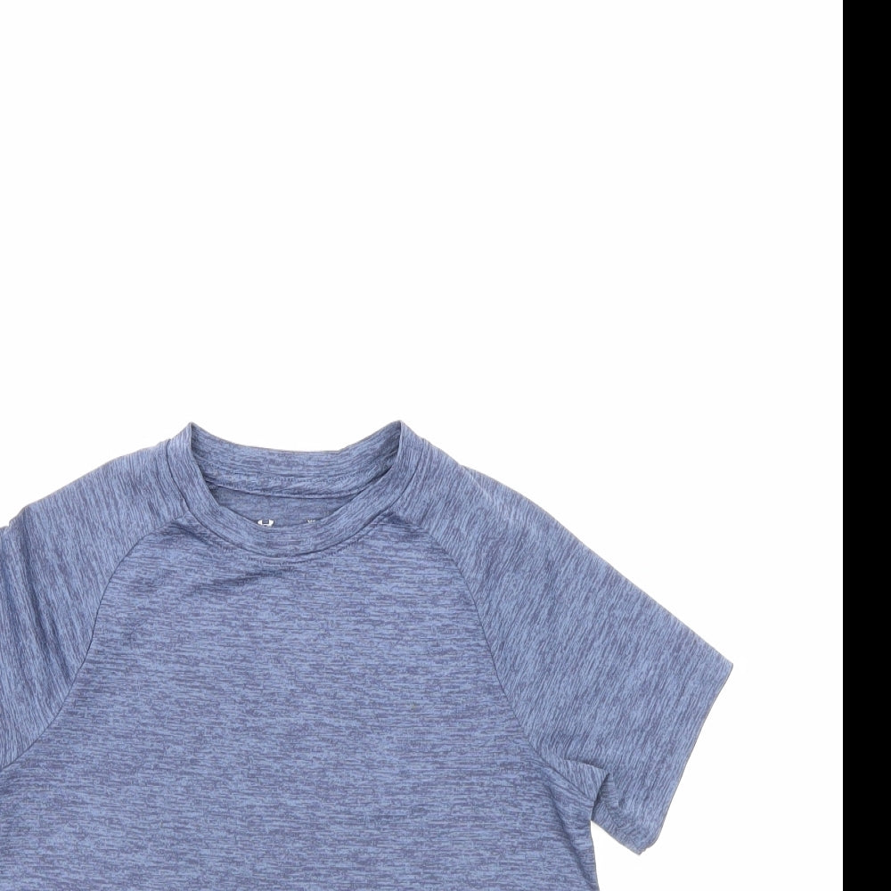 Under Amour Girls Blue   Basic T-Shirt