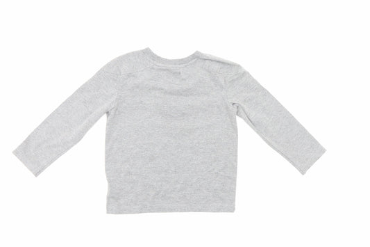 Fierce Frank Boys Grey   Pullover Jumper Size 12-18 Months