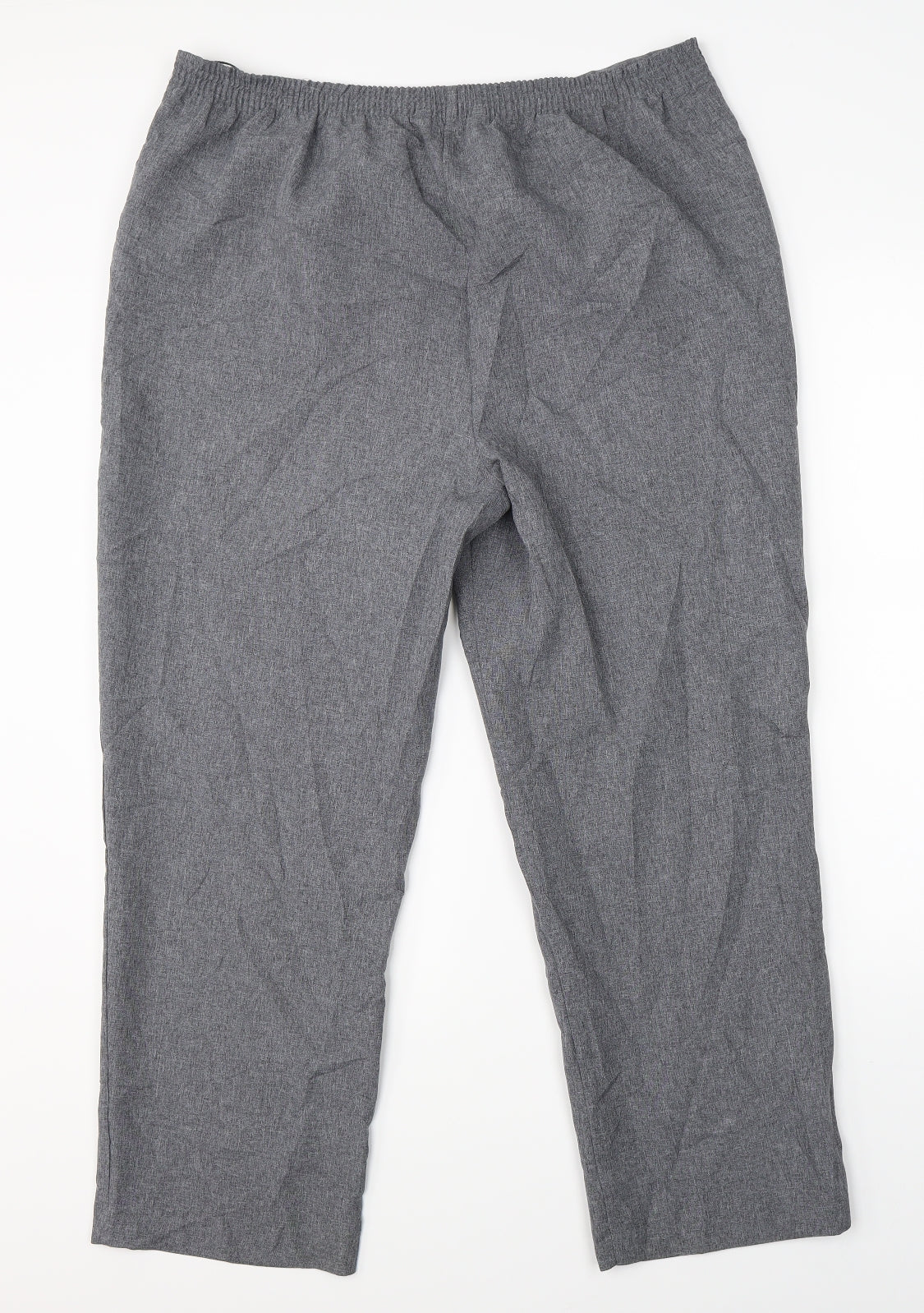 BM Collection Womens Grey   Dress Pants Trousers Size 12 L24 in