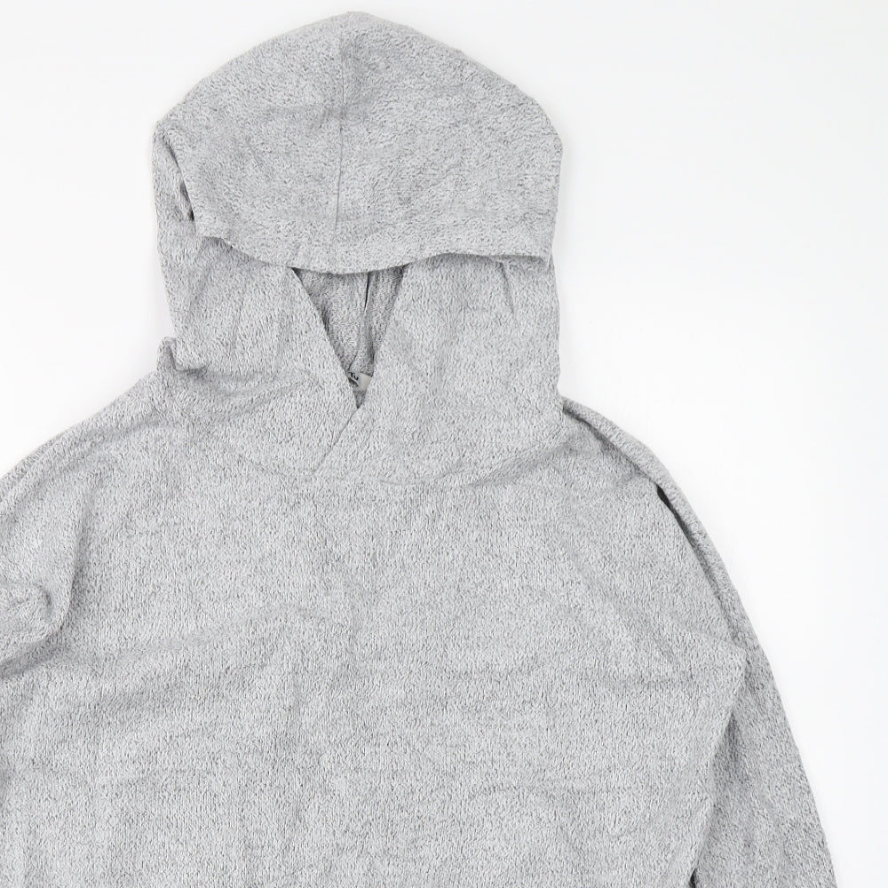 TU Womens Grey   Pullover Hoodie Size 8