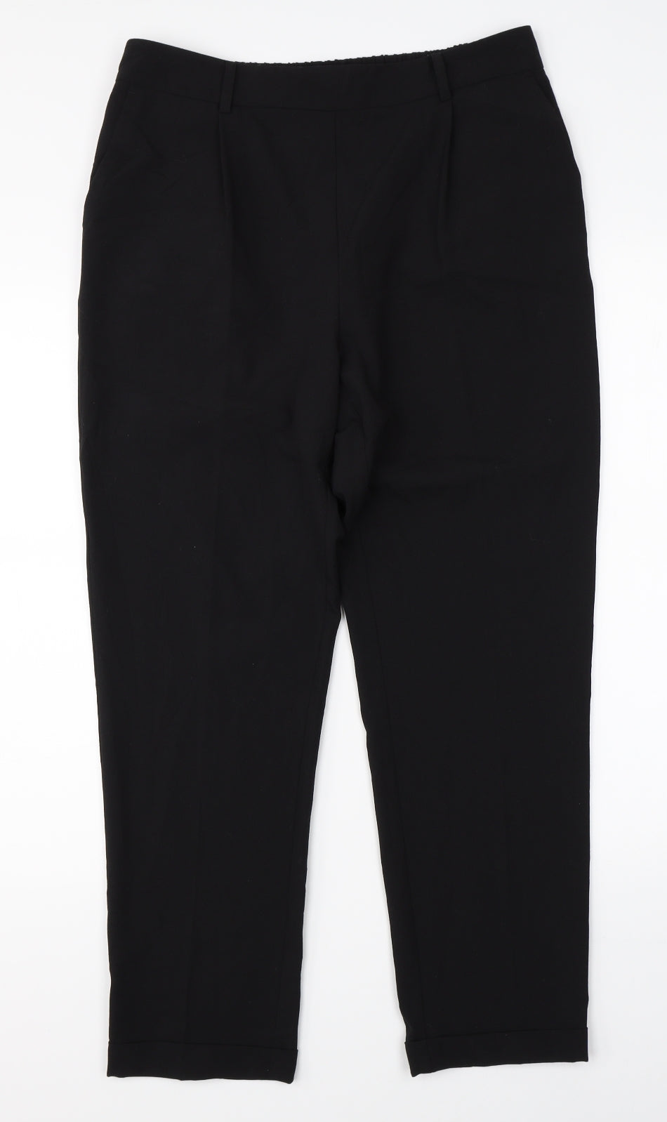 Papay Womens Black   Dress Pants Trousers Size 12 L25 in