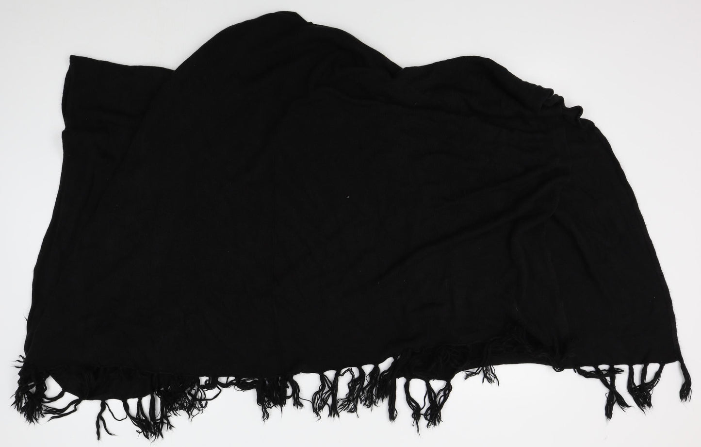 text Womens Black   Cape Jumper One Size