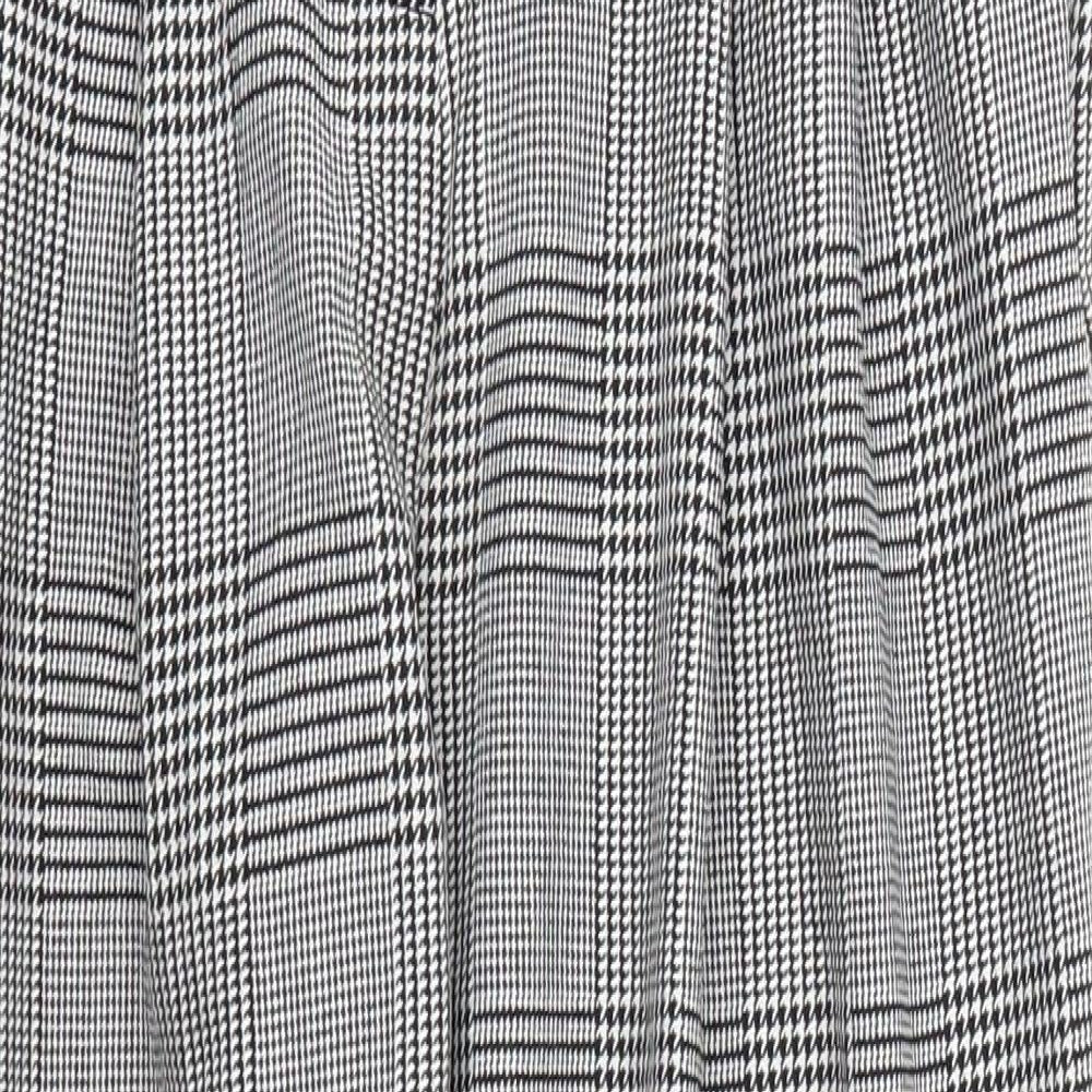 H&M Womens Grey Houndstooth  Trousers  Size 6 L26 in