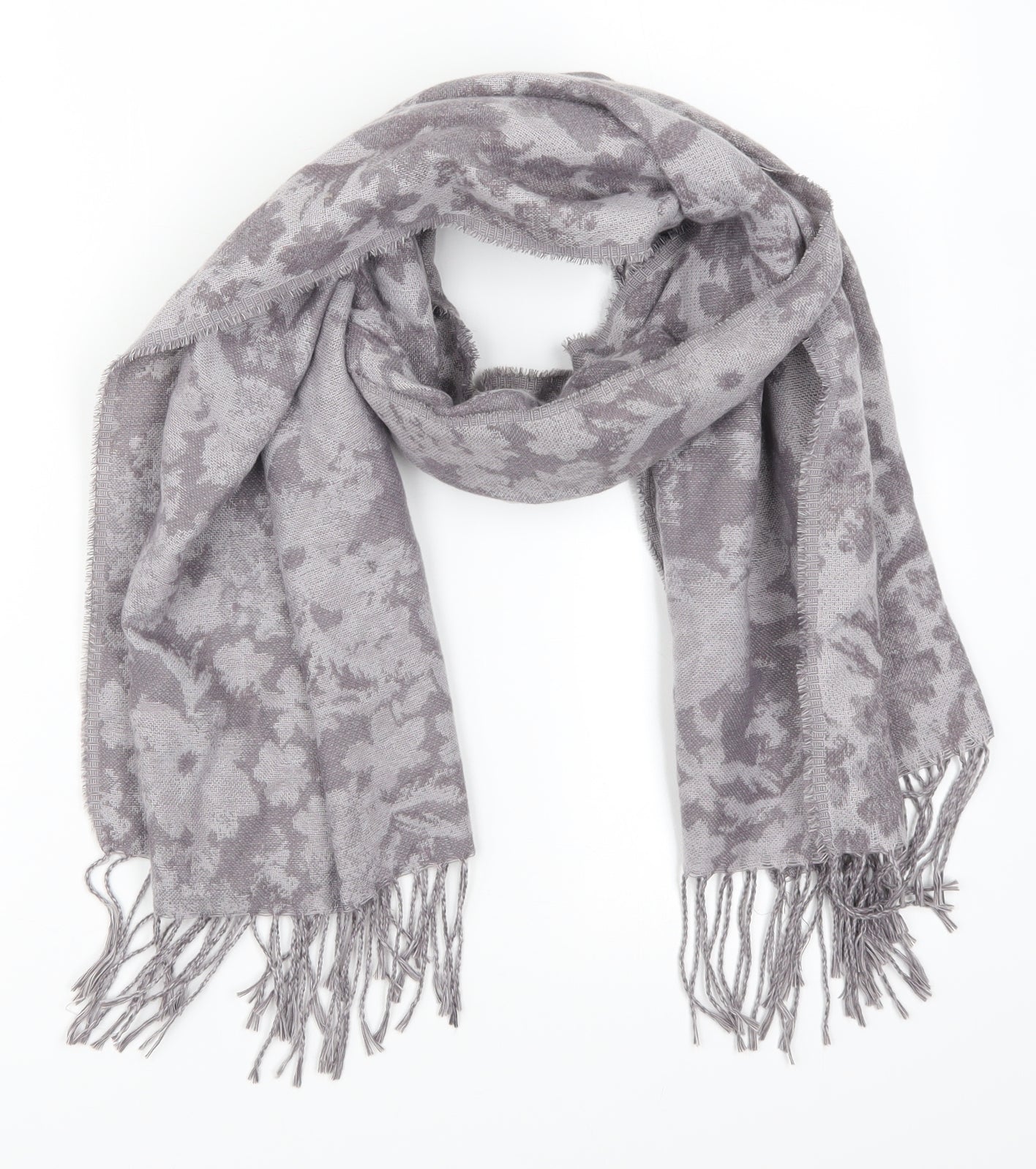TU Womens Purple Floral   Scarf