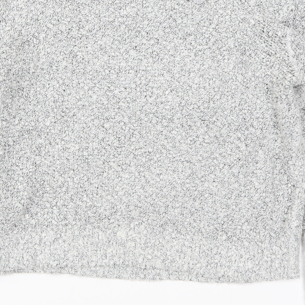 H&M Womens Grey  Knit Pullover Jumper Size S