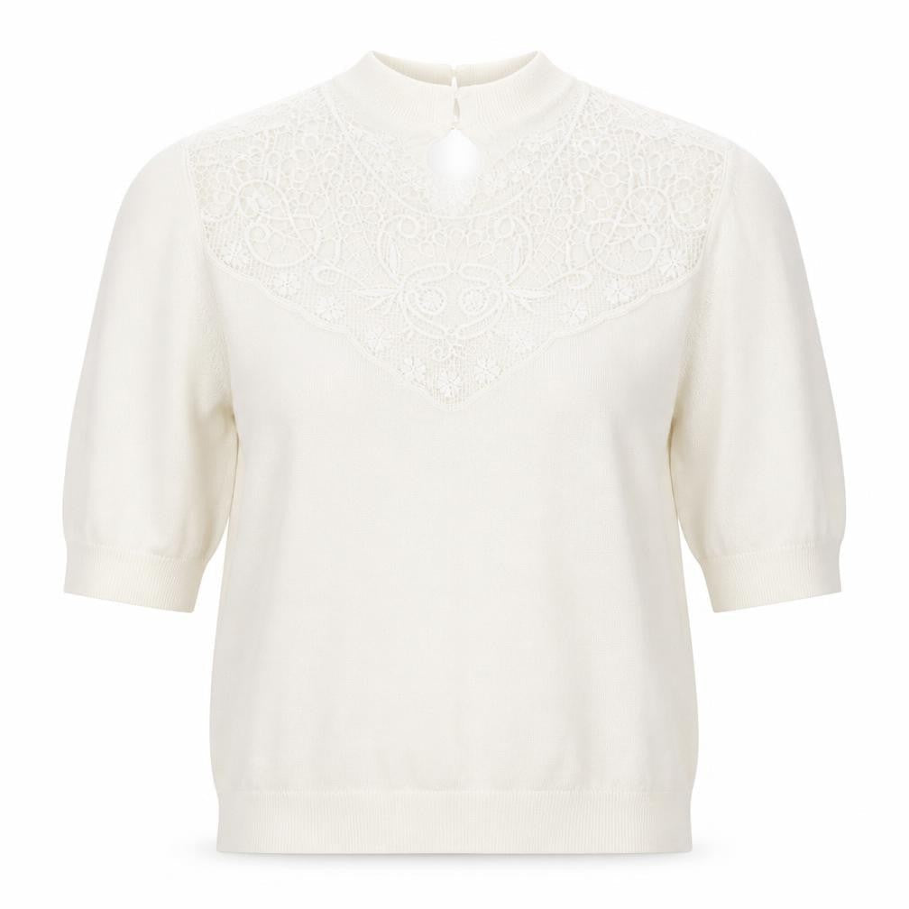 Marks and Spencer Womens White  Knit Pullover Jumper Size 14