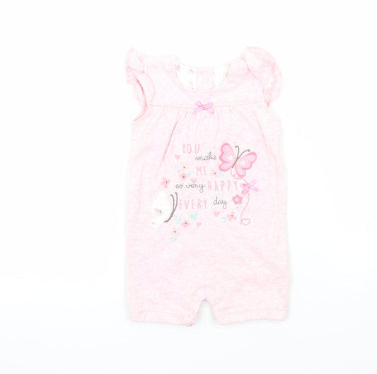 Earlydays Girls Pink   Coverall One-Piece Size 3-6 Months
