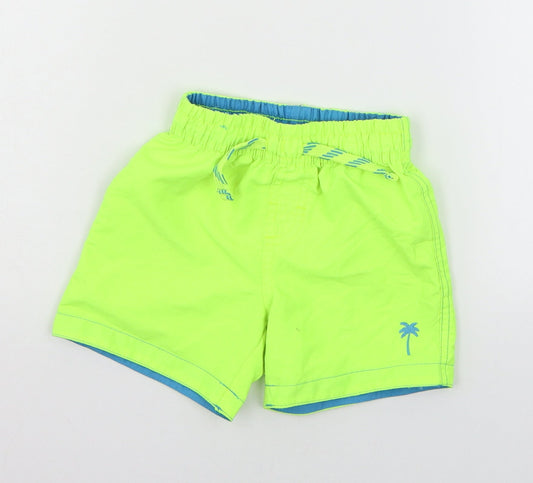 Rebel Boys Green   Sweat Shorts Size 2-3 Years