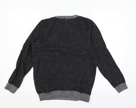 Refectory Womens Blue  Knit Pullover Jumper Size S