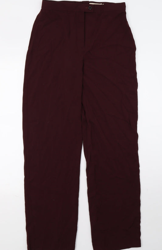 Pret a Porter Womens Red   Trousers  Size 10 L32 in