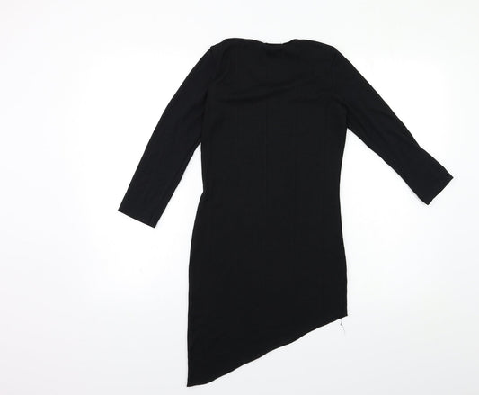 OneTouch Womens Black  Knit Pullover Jumper Size 8