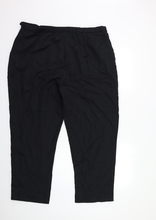 slimma Womens Black   Trousers  Size 40 in L29 in