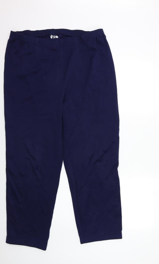 Damart Womens Blue   Trousers  Size 40 in L29 in