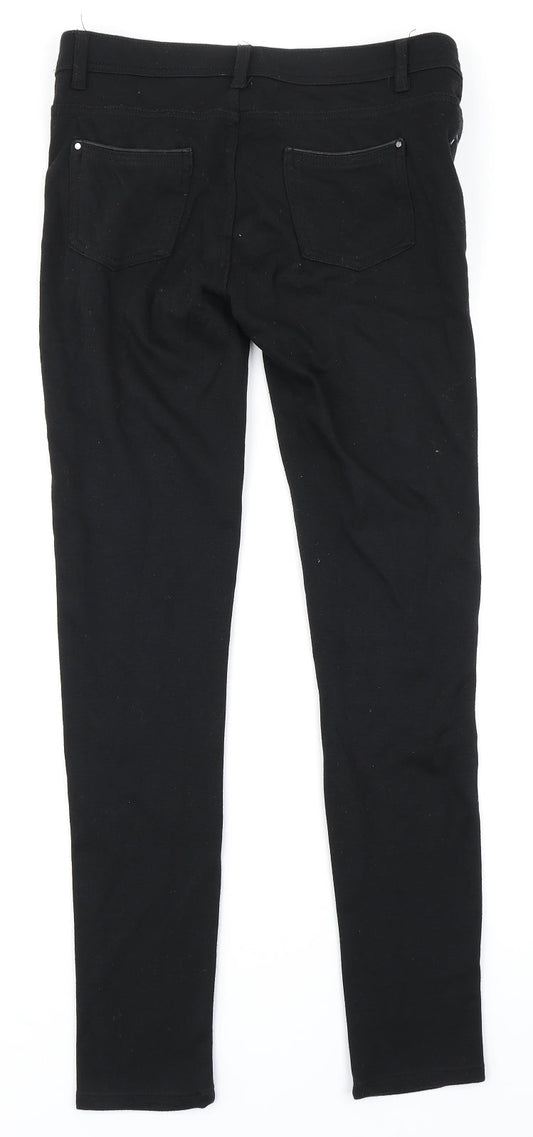 Denim Co Womens Black  Denim Skinny Jeans Size 8 L28 in