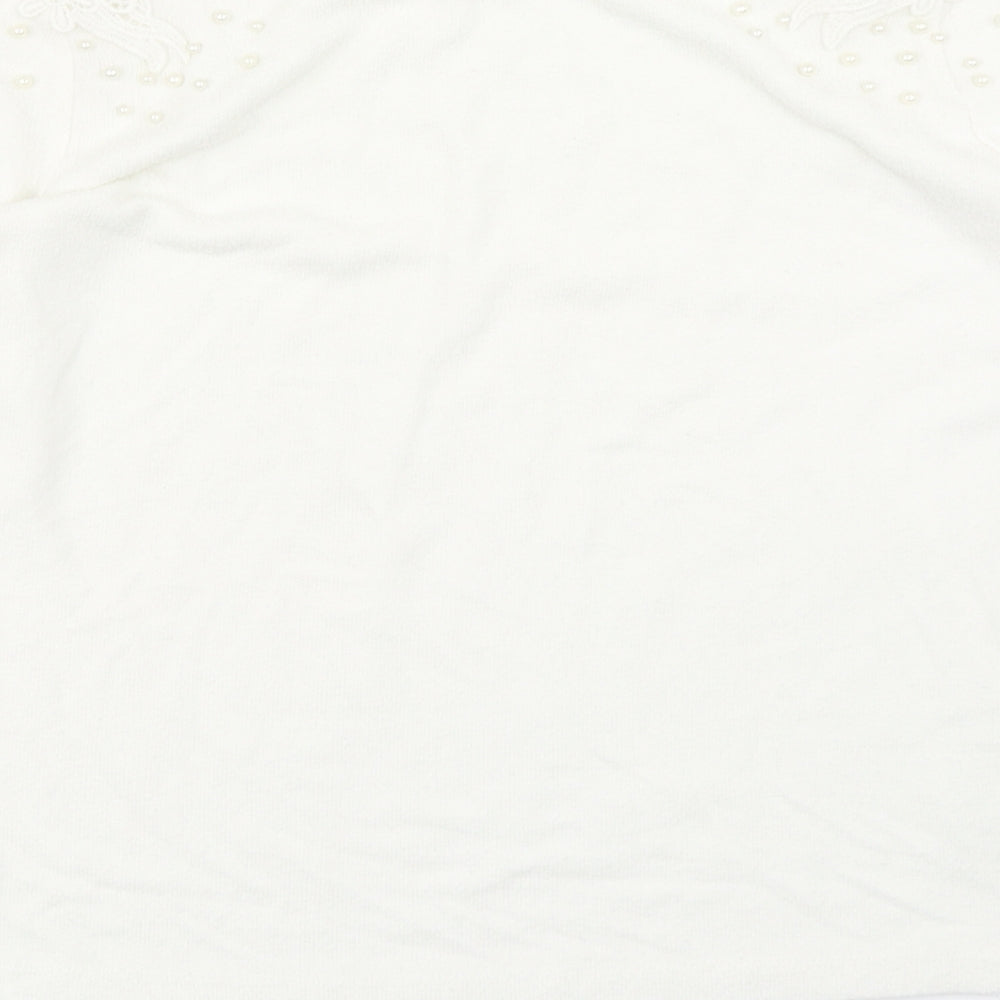 Divided Womens White   Basic T-Shirt Size S