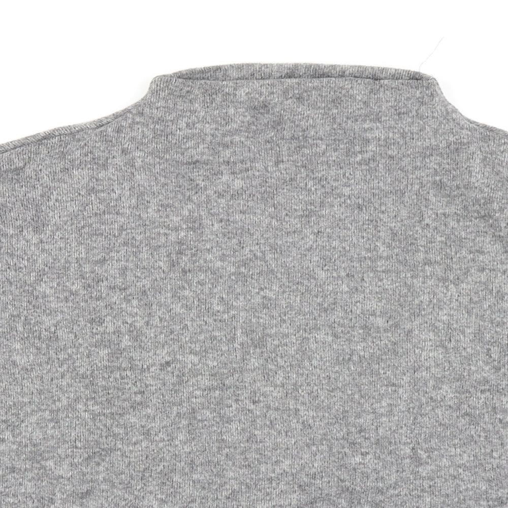 New Look Womens Grey  Knit Pullover Jumper Size M