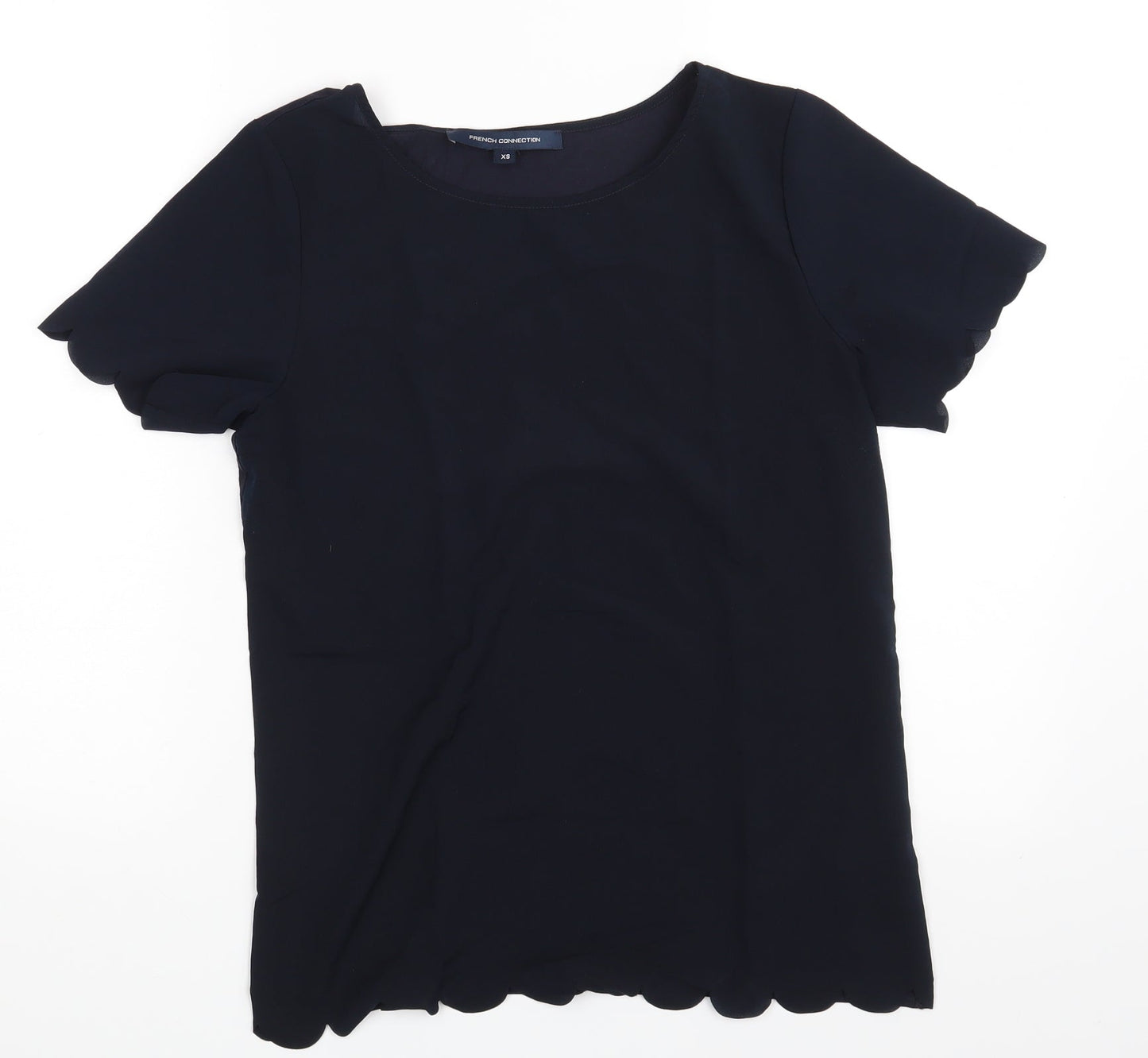 Dorothy Perkins Womens Blue   Basic Blouse Size XS