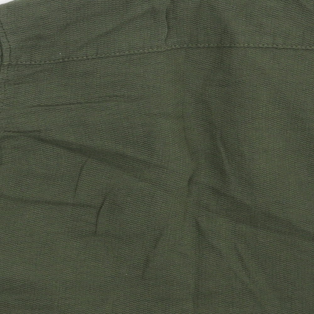 M&S Boys Brown   Basic Button-Up Size 5-6 Years