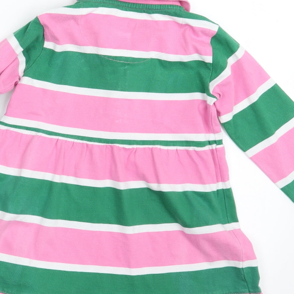 Lansdowne Girls Multicoloured Striped  Basic T-Shirt Size 5-6 Years