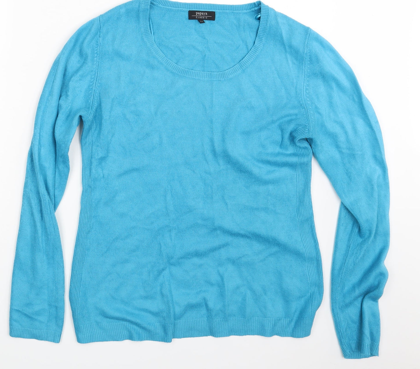 Papaya Womens Blue   Pullover Jumper Size 14