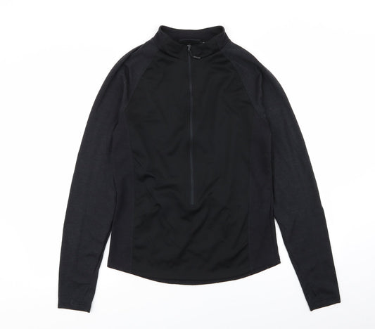 Crane Mens Black   Pullover Jumper Size M
