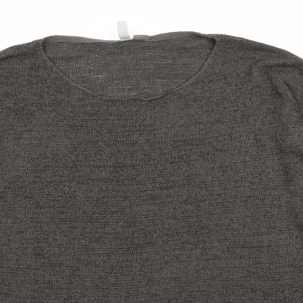 H&M Womens Grey   Pullover Jumper Size M