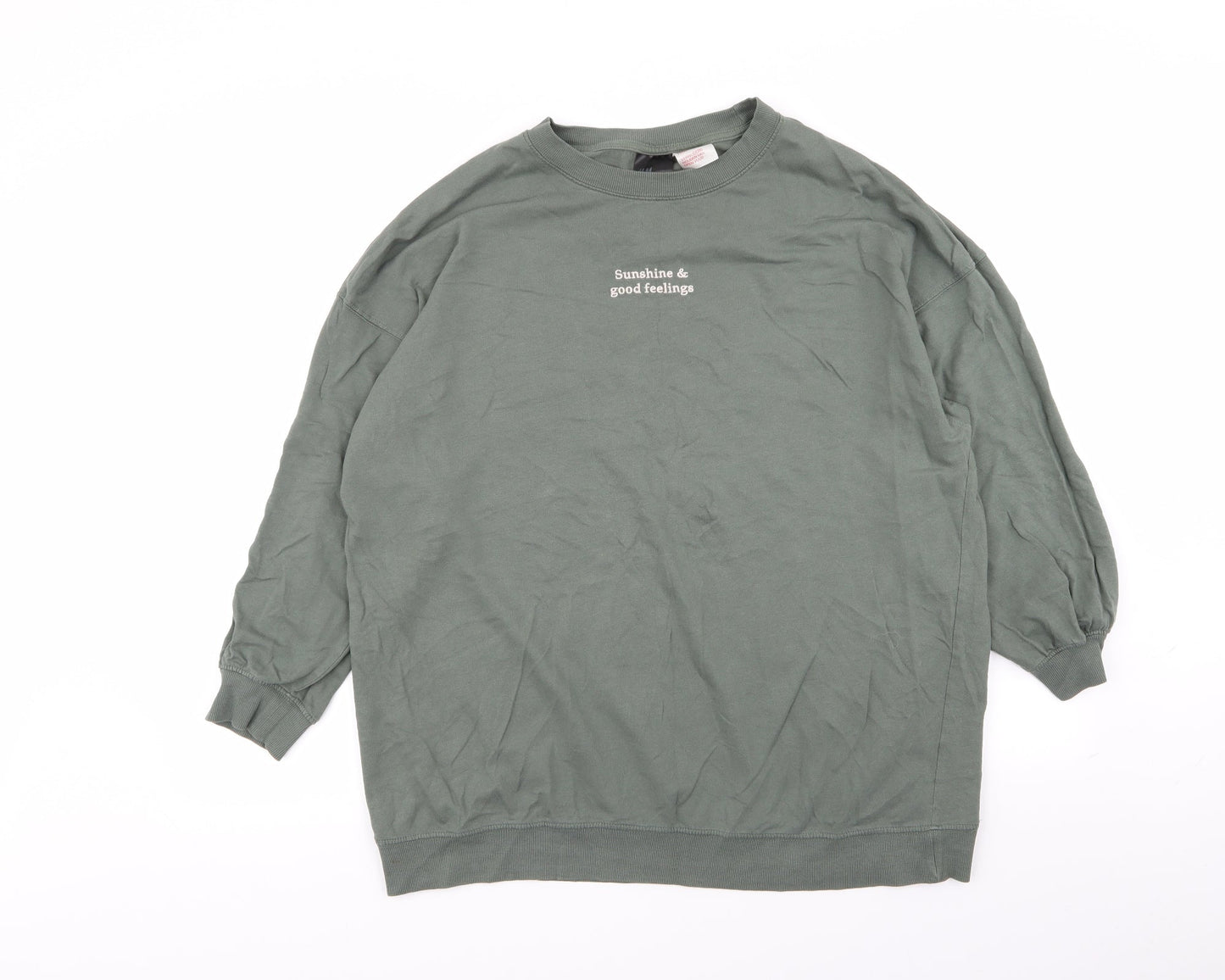 H&M Womens Green    Jumper Size M