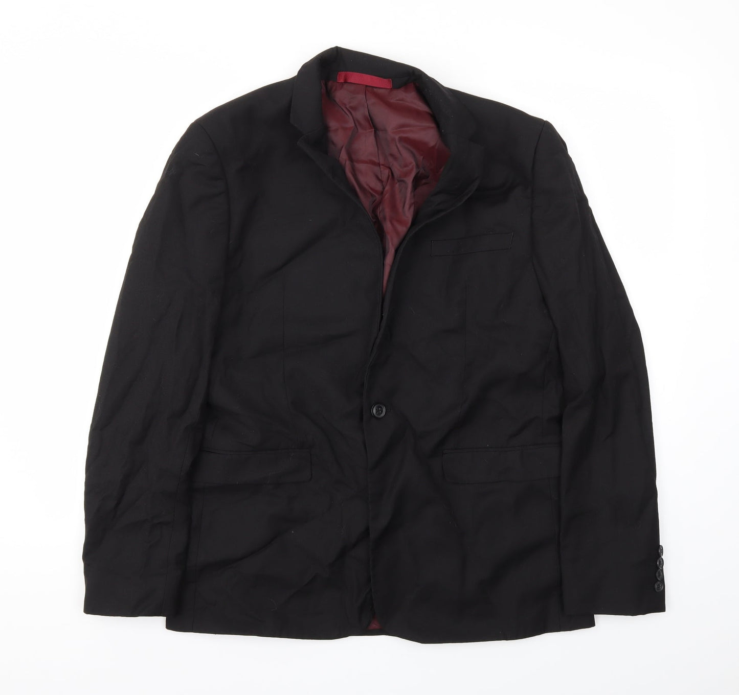 Topman Mens Black   Jacket Blazer Size 42