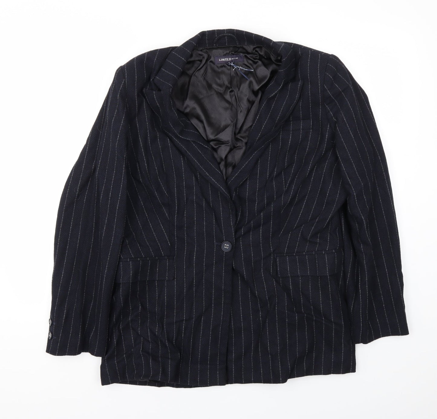 M&S Womens Blue   Jacket Blazer Size 18