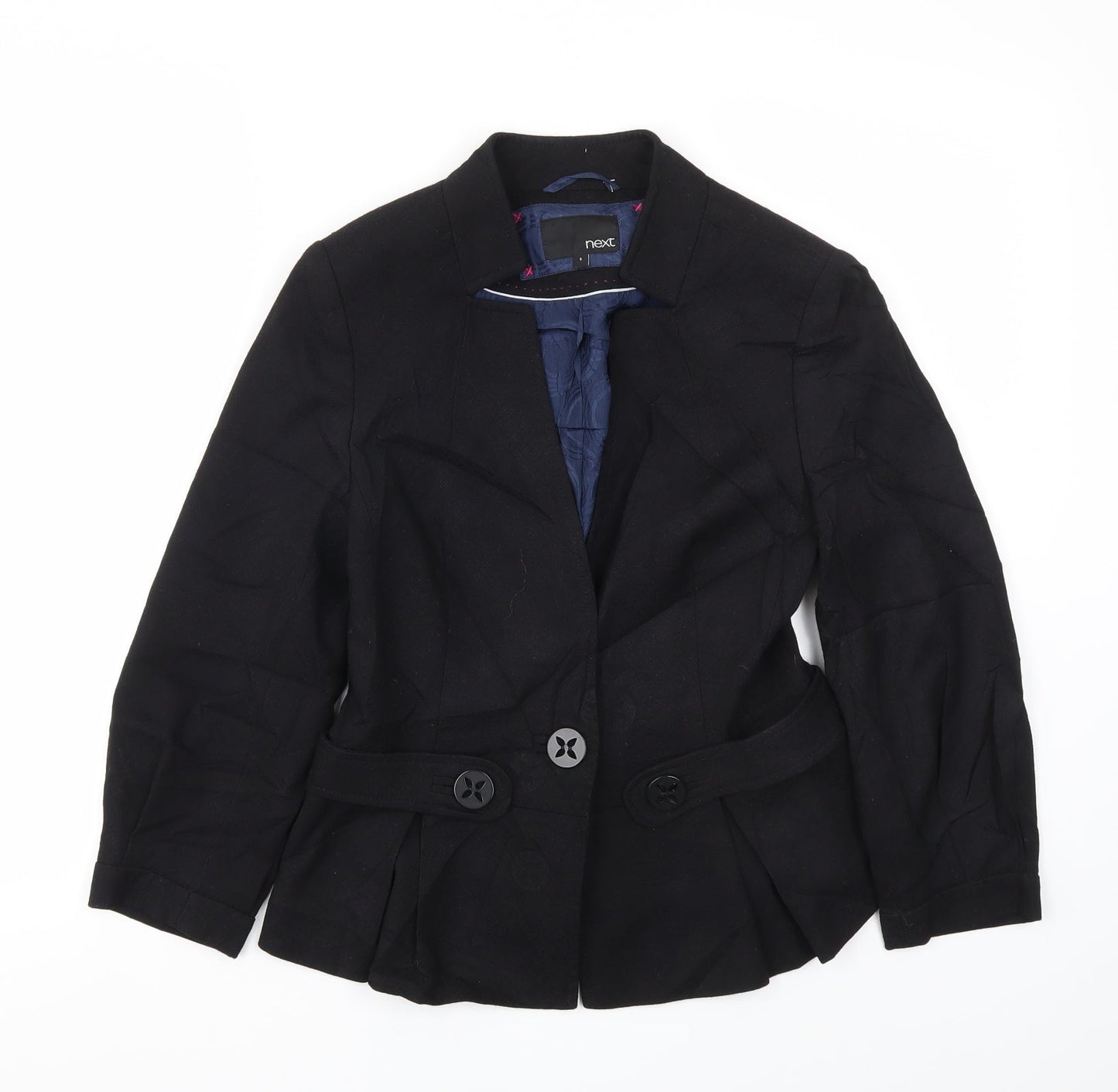 NEXT Womens Black   Jacket Coat Size 8