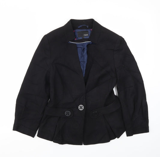NEXT Womens Black   Jacket Coat Size 8
