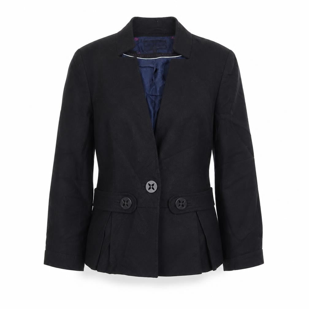 Next Womens Black   Jacket Coat Size 8