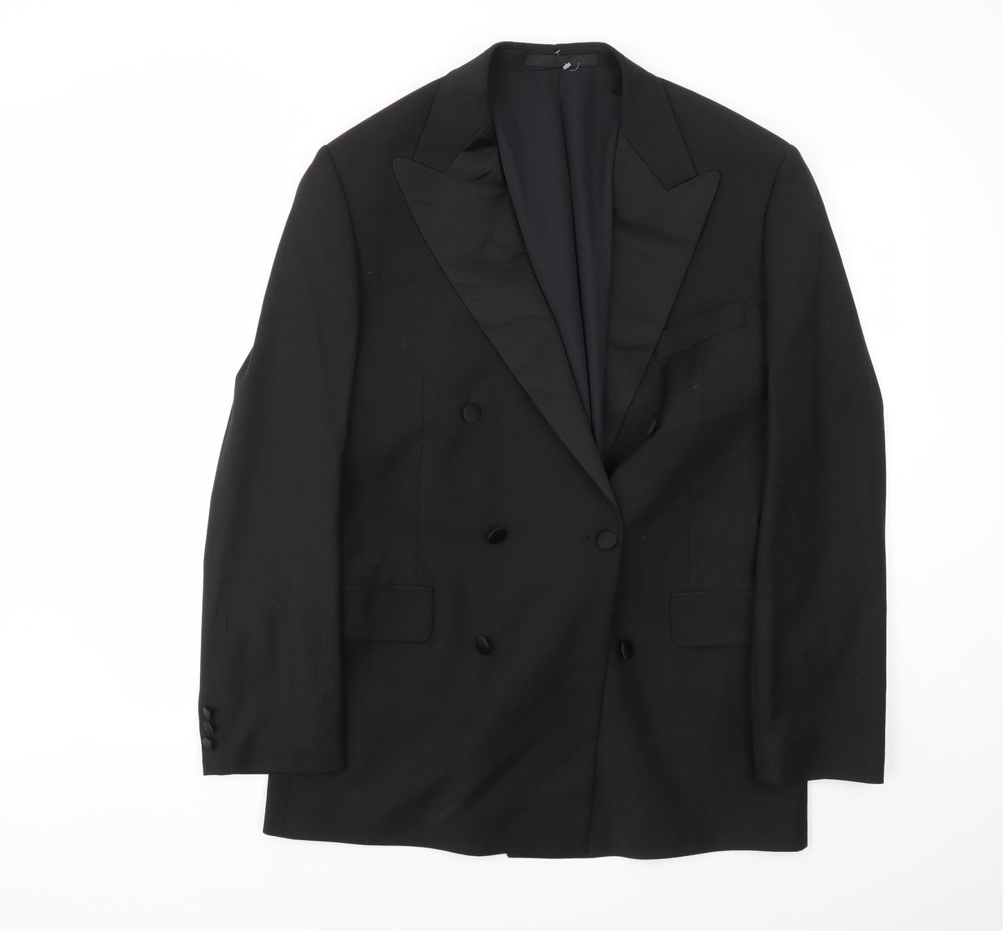 M&S Mens Black   Jacket Blazer Size 42