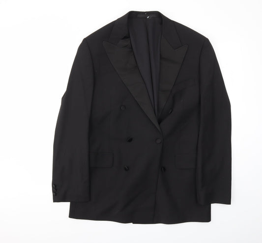 M&S Mens Black   Jacket Blazer Size 42