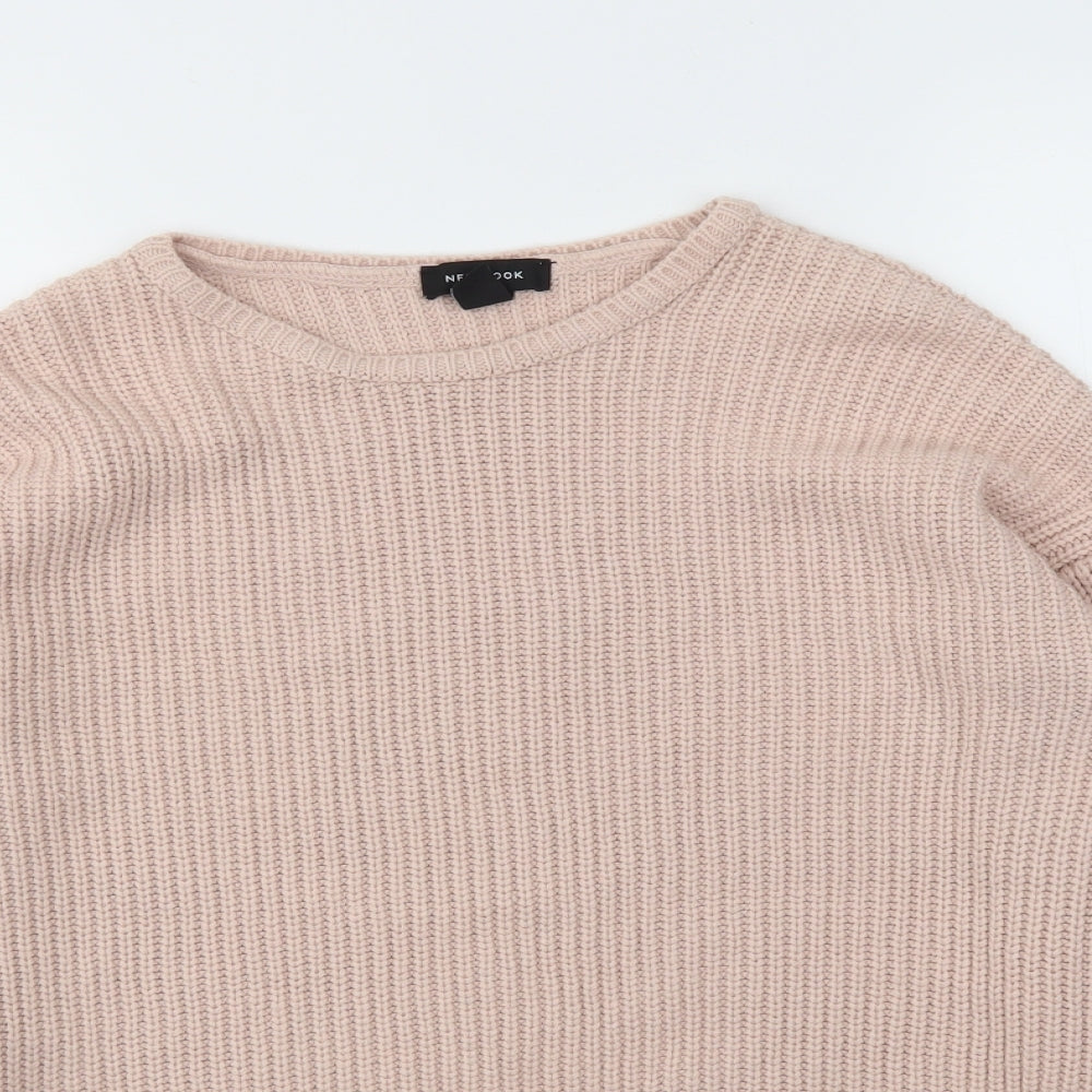 New Look Womens Pink   Pullover Jumper Size M
