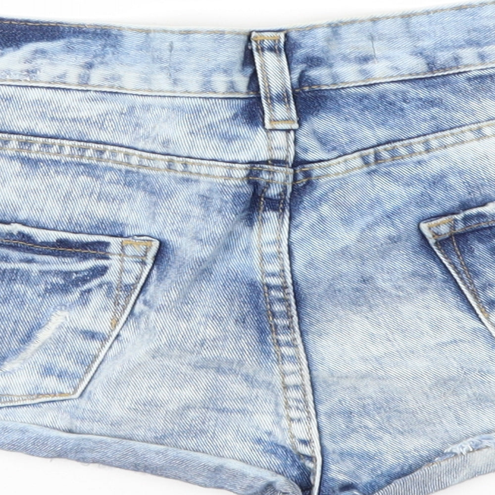 DEDNIM &CO Womens Blue   Cut-Off Shorts Size 12