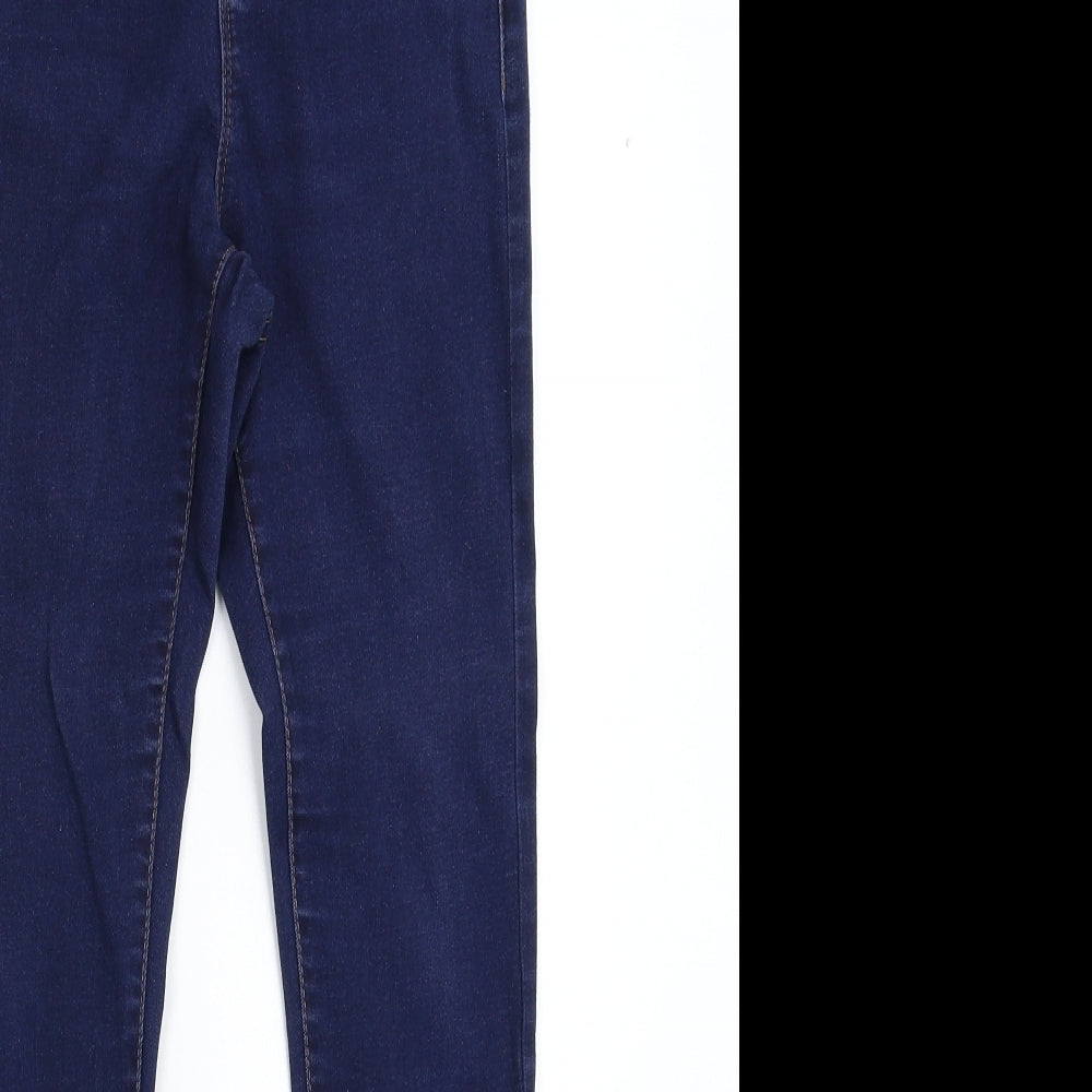 Denim & Co. Womens Blue  Denim Jegging Jeans Size 8 L27 in
