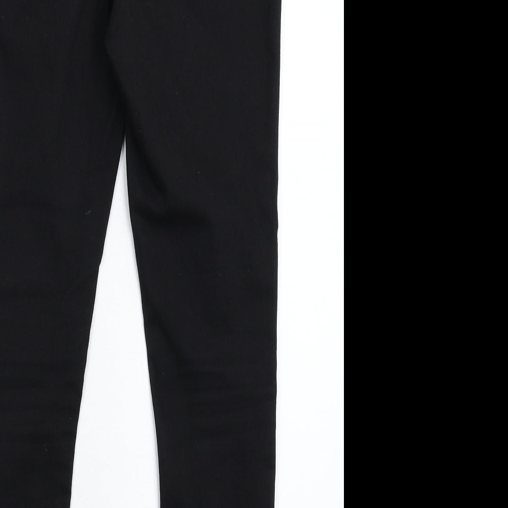 George Womens Black  Denim Skinny Jeans Size 8 L27 in