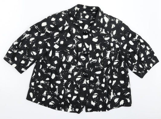 Teatro Womens Black   Jacket  Size 16