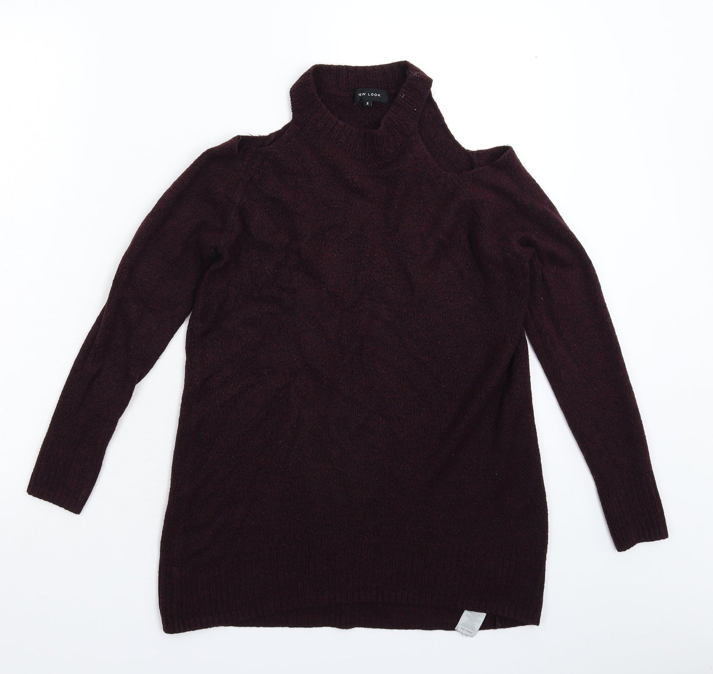 New Look Womens Brown  Knit Pullover Jumper Size S