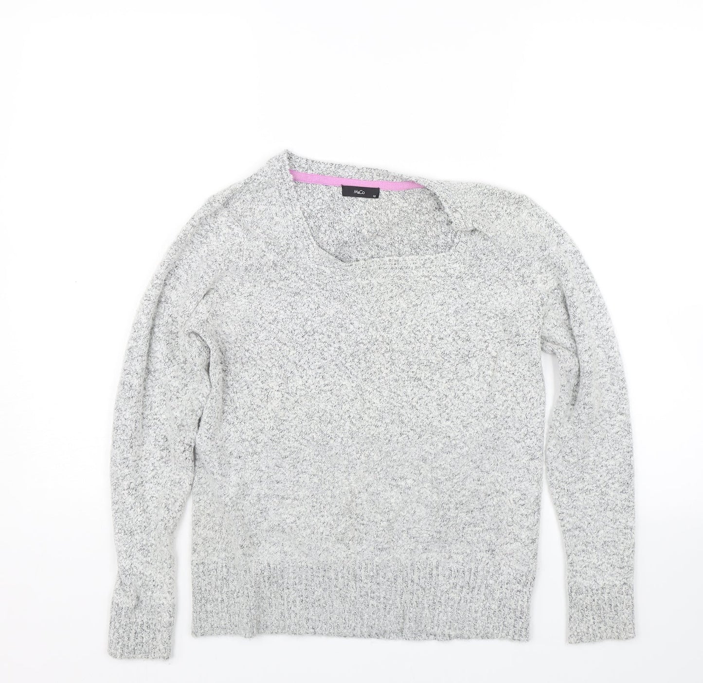 M&Co Womens Grey   Pullover Jumper Size 12