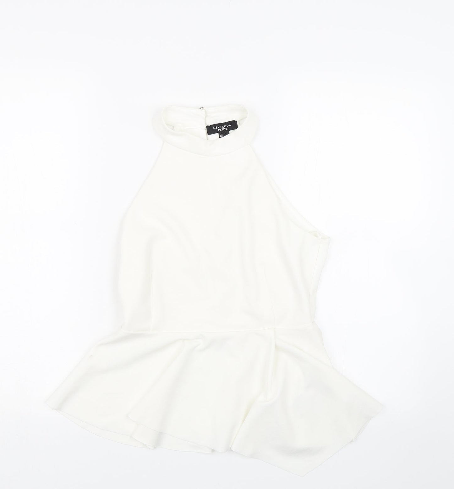 New Look Womens White   Wrap T-Shirt Size 12