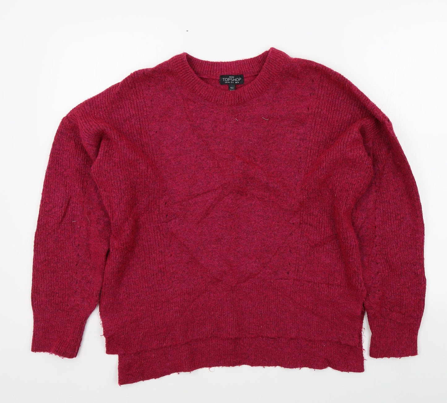 Topshop Womens Pink   Pullover Jumper Size 10