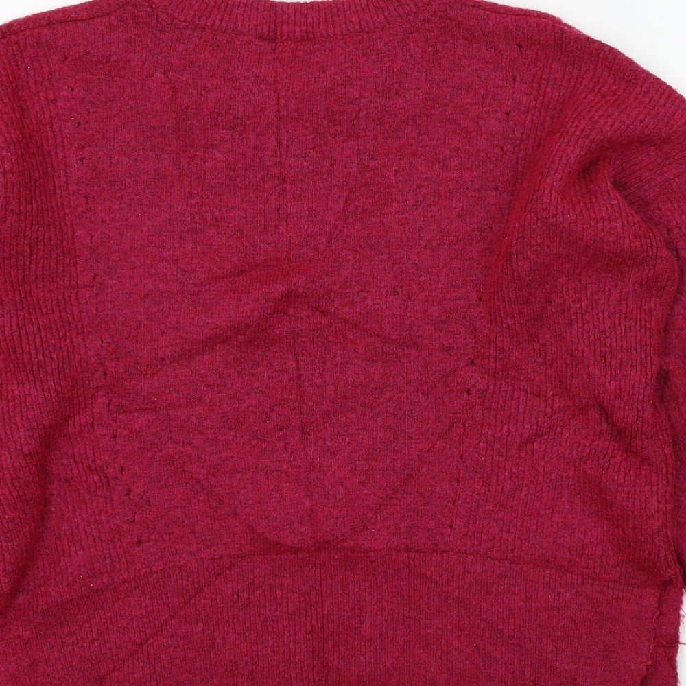 Topshop Womens Pink   Pullover Jumper Size 10