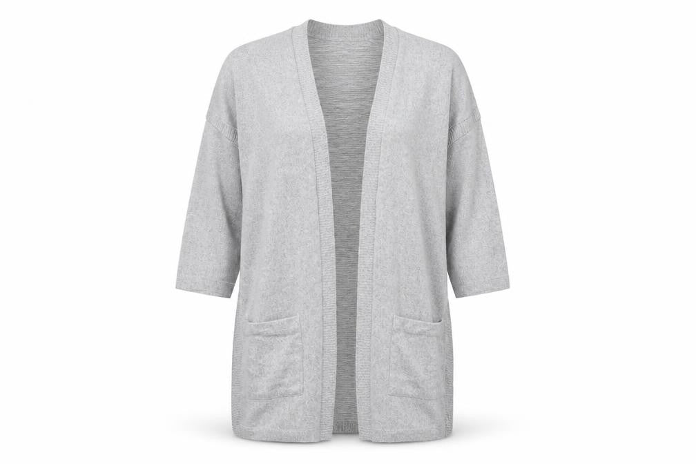 M&S Womens Grey   Cardigan Jumper Size 12